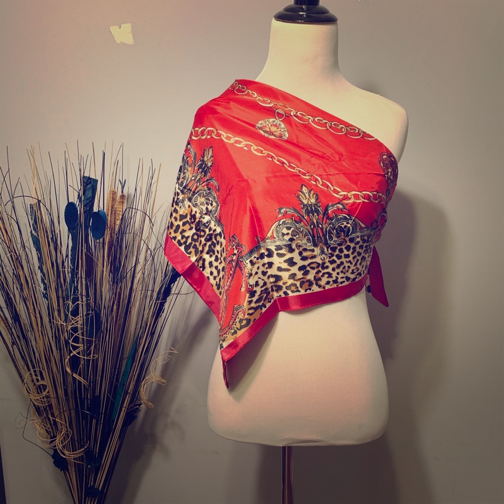 New red scarf
